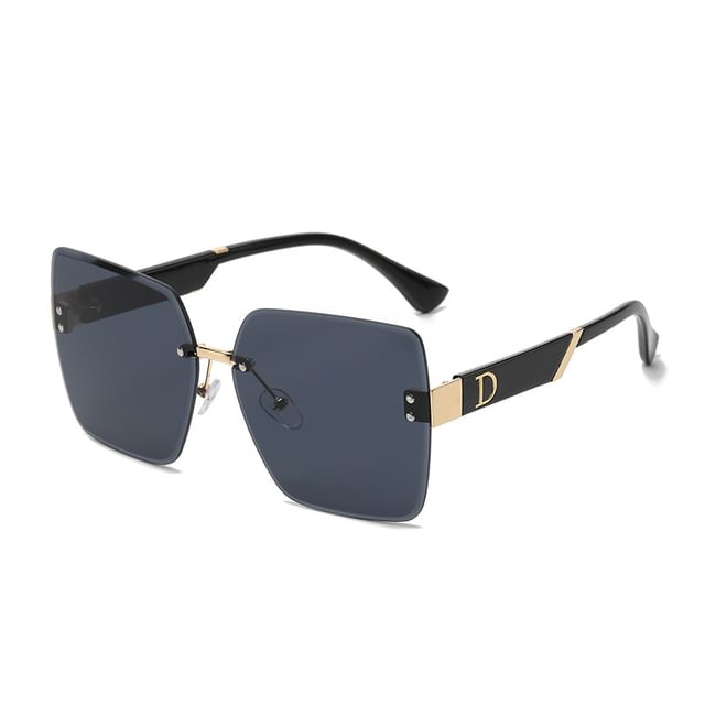 Gradient Frameless Sunglasses Square