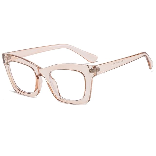 Light Blue Eyeglasses Blocking Square
