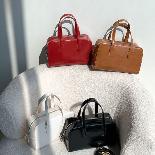 Faux Leather Bag Boston