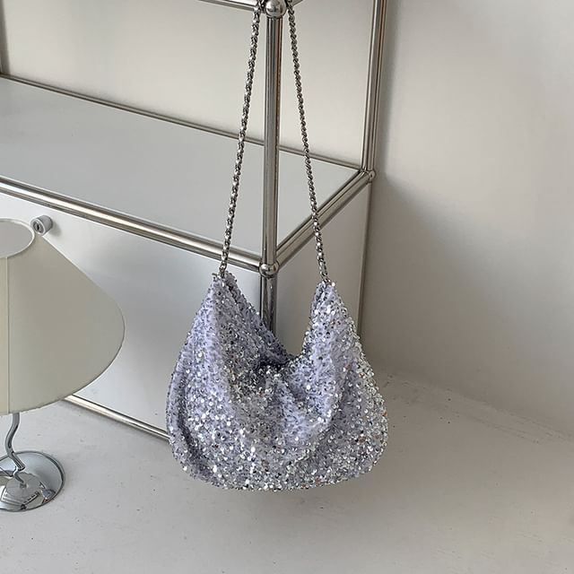 Bag Sequin Strap Chain Crossbody
