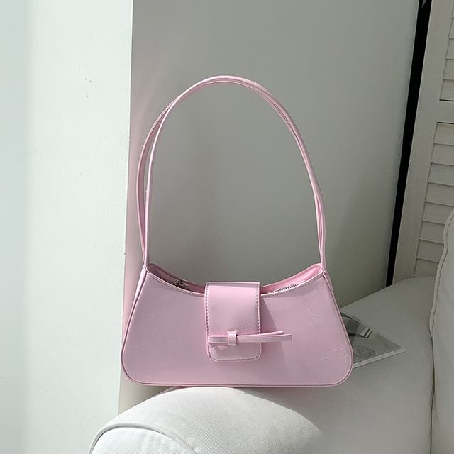 Bag Faux Shoulder Leather Bow
