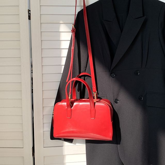 Faux Leather Bag Boston