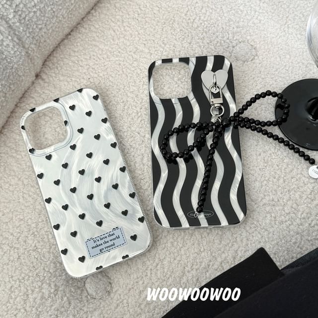 Case Phone Heart Wavy /