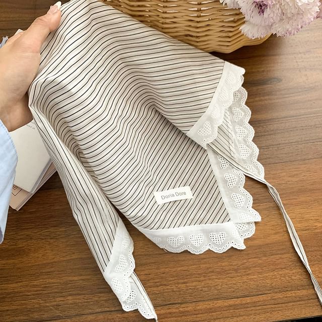 Lace Designs) Head Trim Triangle (Various Scarf