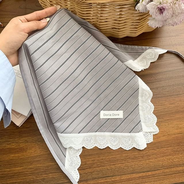 Lace Designs) Head Trim Triangle (Various Scarf