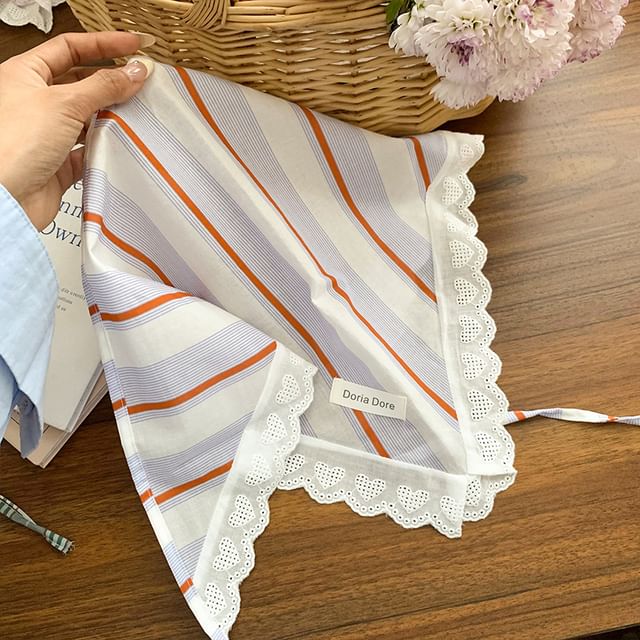 Lace Designs) Head Trim Triangle (Various Scarf