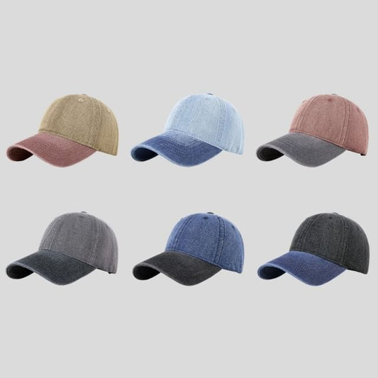 Cap Washed Denim Baseball Tone Two