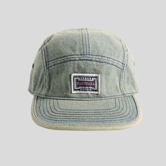 Cap Baseball Denim Applique Washed