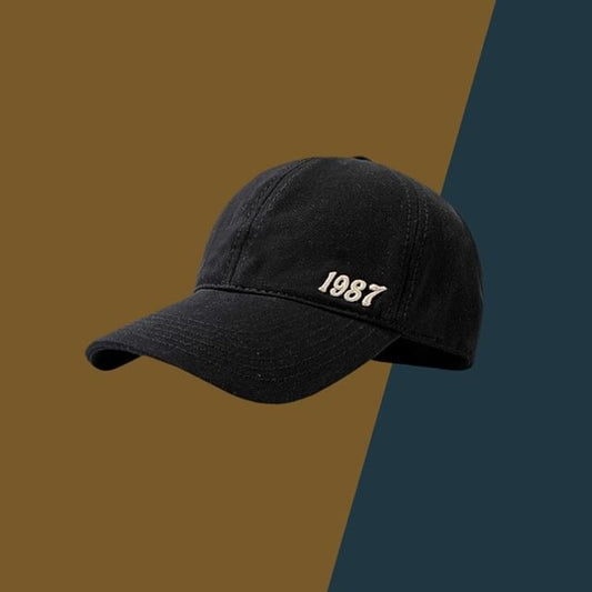 Number Embroidered Cap Open Baseball Top