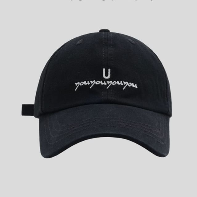 Cap Lettering Embroidered Baseball