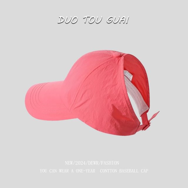 Open Plain Cap Top Baseball