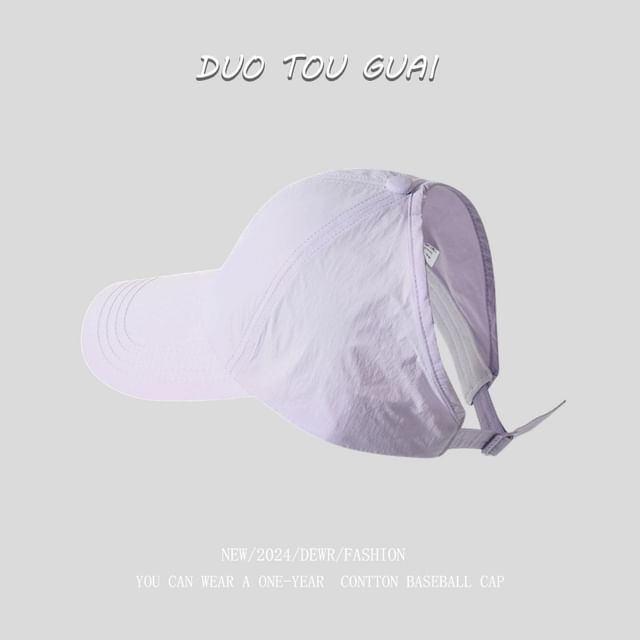 Open Plain Cap Top Baseball