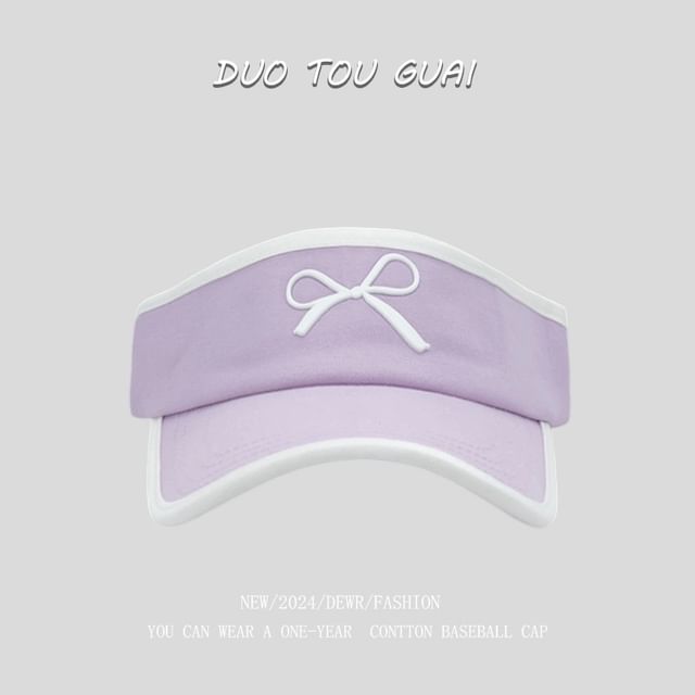 Bow Contrast Visor Trim Sun