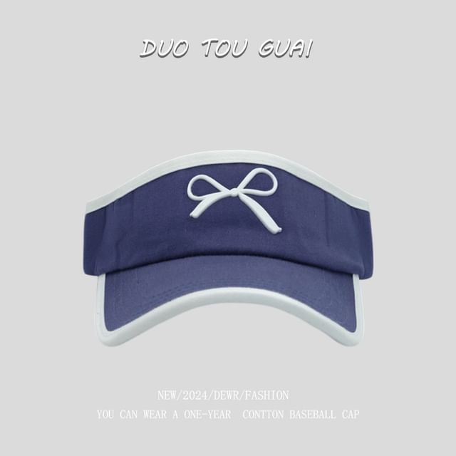 Bow Contrast Visor Trim Sun