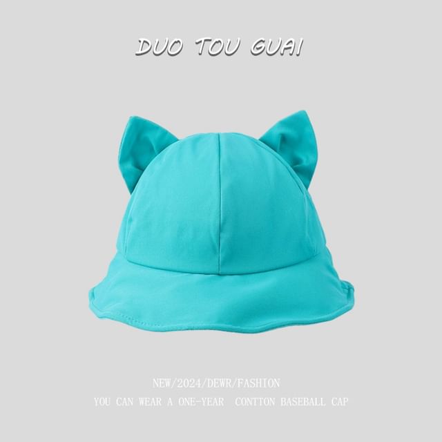 Ear Cat Bucket Hat
