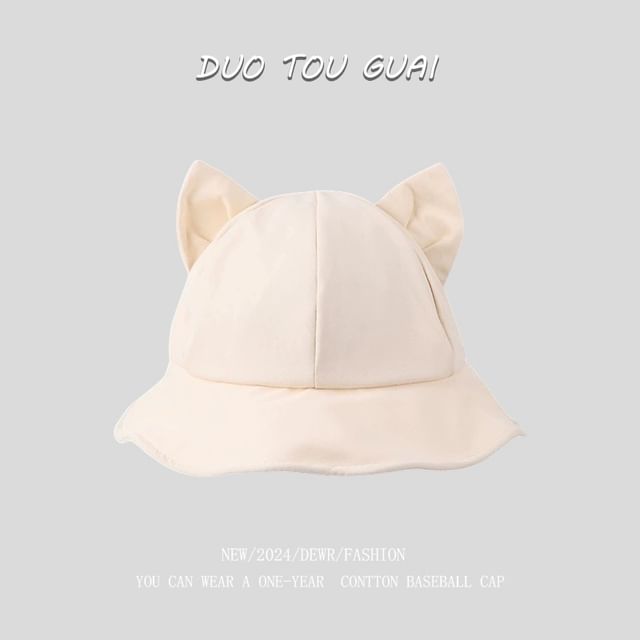 Ear Cat Bucket Hat