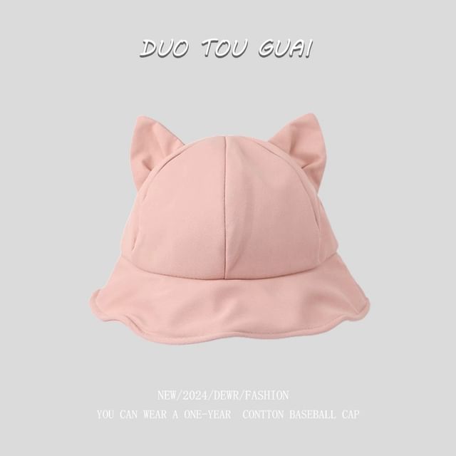 Ear Cat Bucket Hat