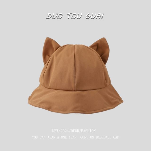 Ear Cat Bucket Hat
