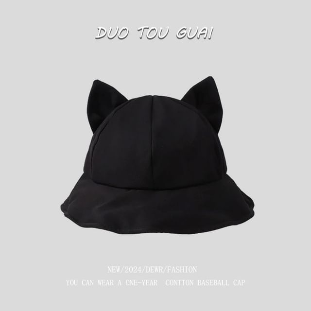Ear Cat Bucket Hat