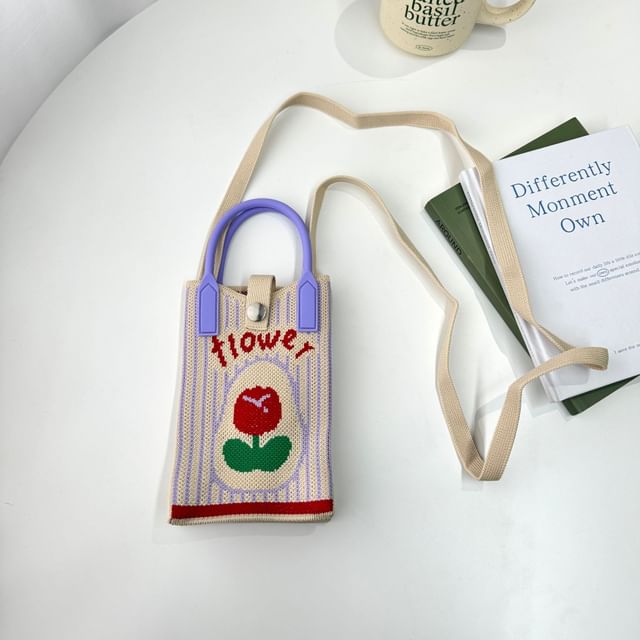 Crossbody Knit Bag