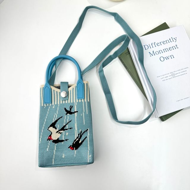 Crossbody Knit Bag