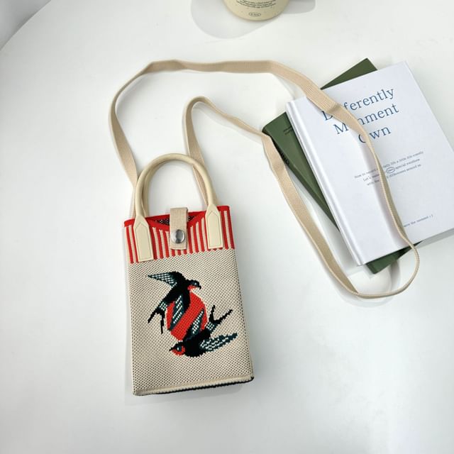 Crossbody Knit Bag