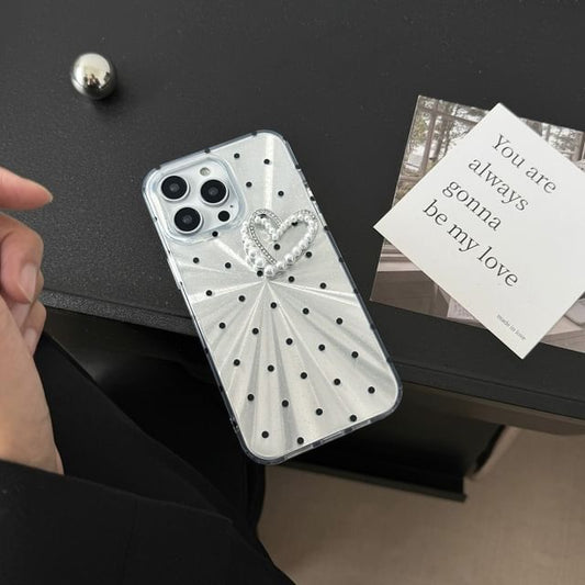 Heart Phone Case Dot Polka