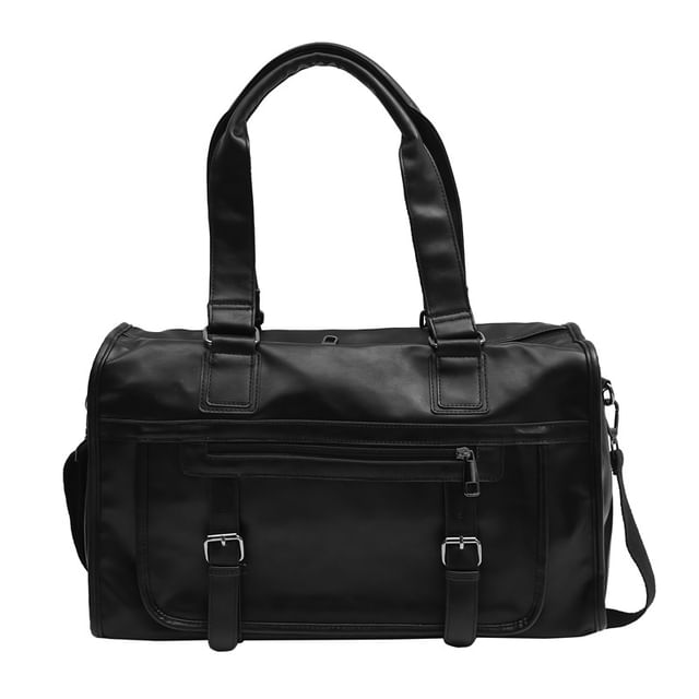 Carryall Plain Bag Faux Leather