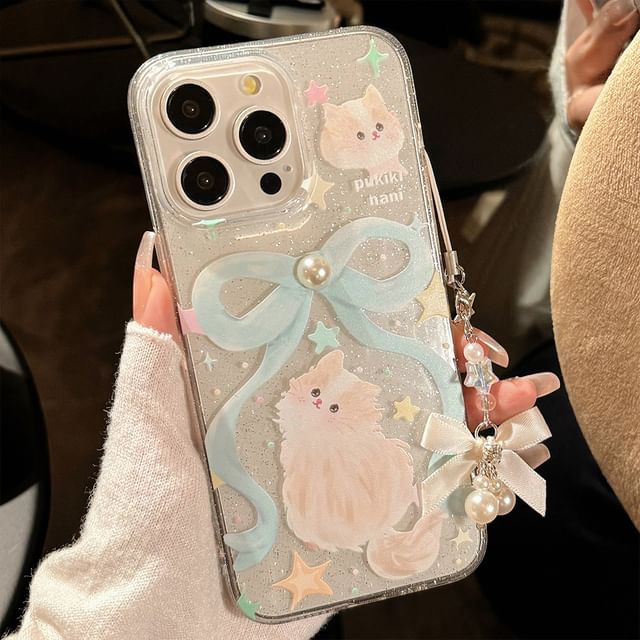 Case Cat Phone Bow