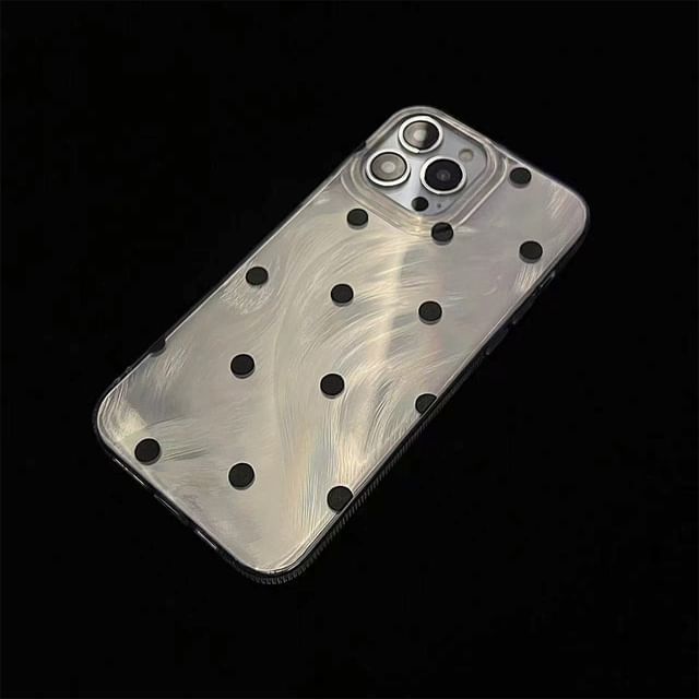 Case Phone Dot Polka