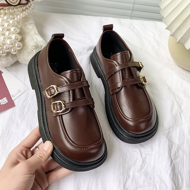 Buckled Loafers Platform