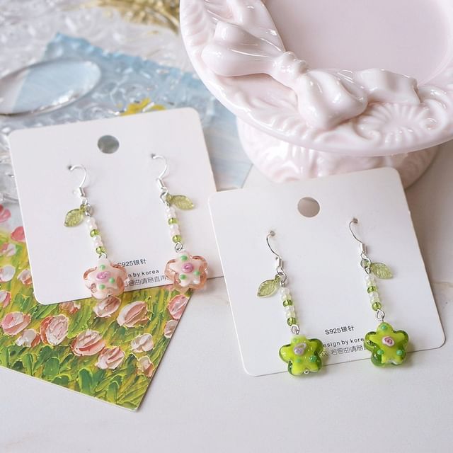 Alloy Floral Earring Dangle