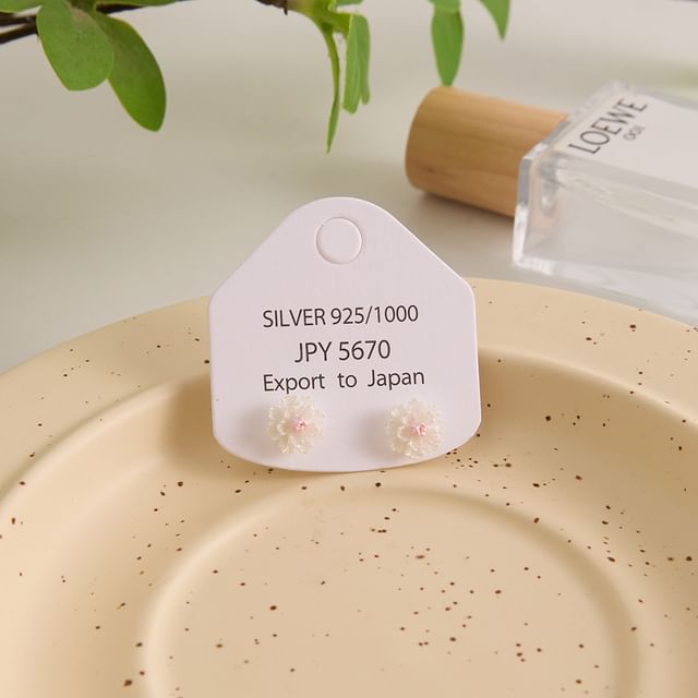 Stud Floral Earring Alloy