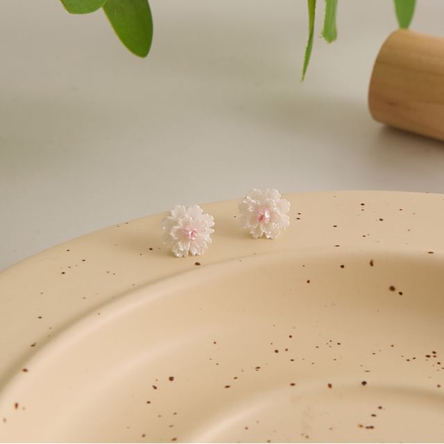 Stud Floral Earring Alloy