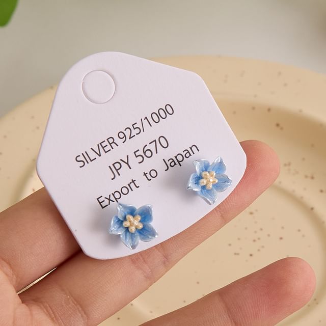 Stud Floral Earring Alloy