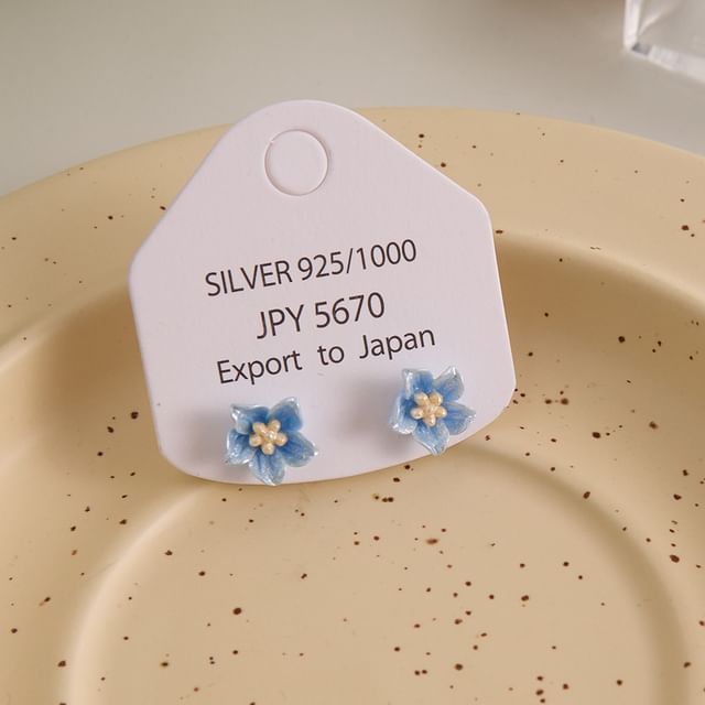 Stud Floral Earring Alloy