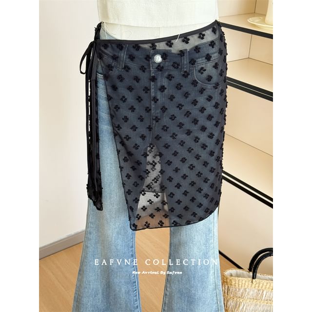 Skirt Apron Half Lace