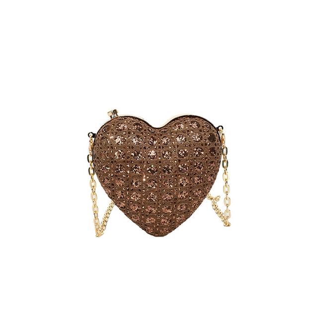 Heart Crossbody Chain Strap Bag
