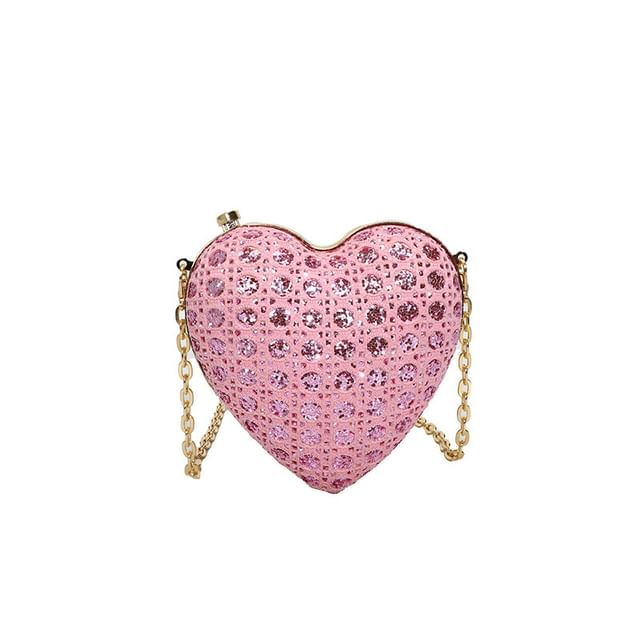 Heart Crossbody Chain Strap Bag