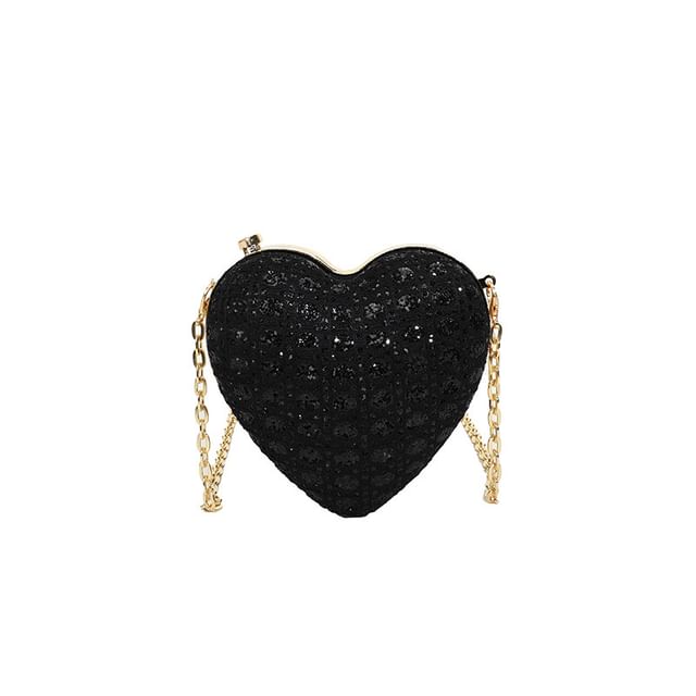 Heart Crossbody Chain Strap Bag