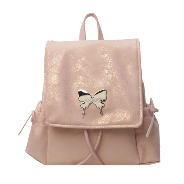 Butterfly Flap Backpack Studded Multi-Pocket