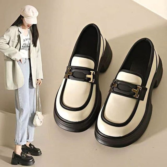 Two Platform Loafers Tone