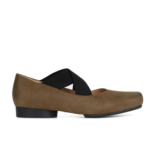 (Various Heel Leather Genuine Pumps Designs) Block