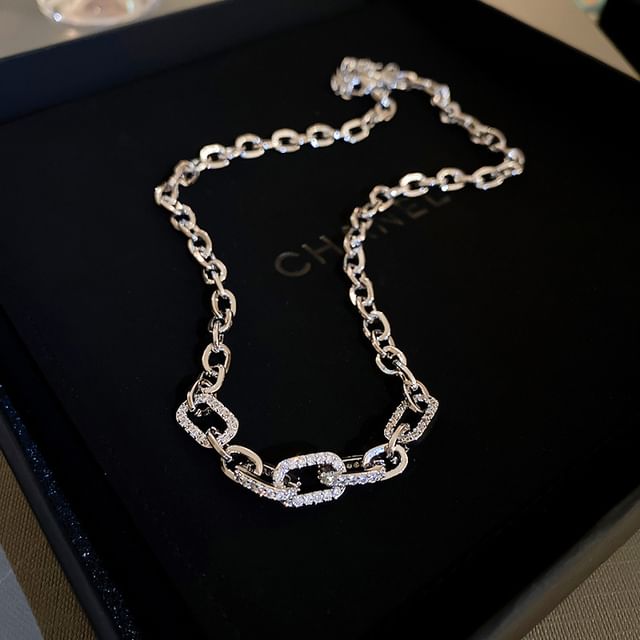 Choker Alloy Rhinestone