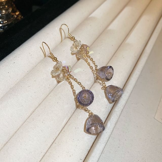 Bracelet Faux Earring Crystal / Dangle Choker