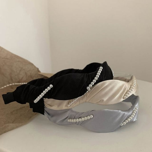 Pearl Hair Faux Band