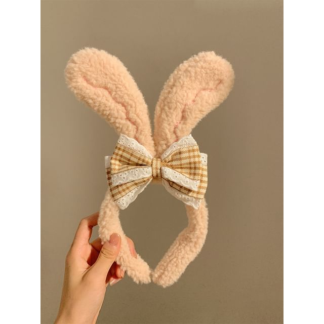 Ear Face Headband Rabbit Hair Wash / Band
