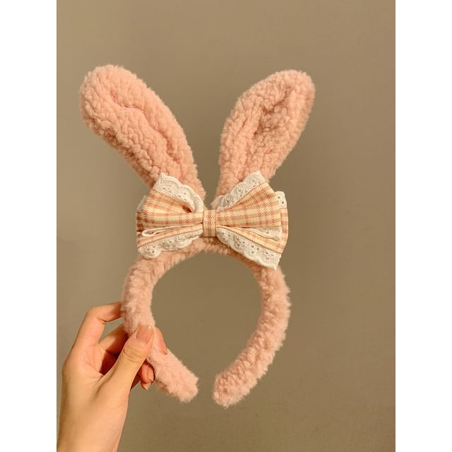 Ear Face Headband Rabbit Hair Wash / Band