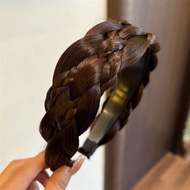 Band Hair False Braided