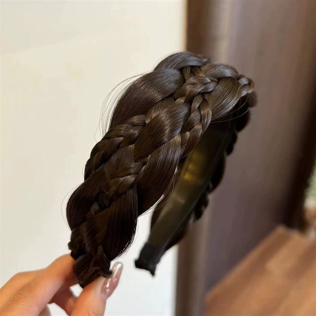 Band Hair False Braided